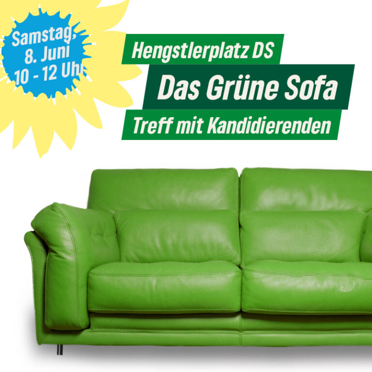Das Grüne Sofa – Treffen mit Kandidierenden